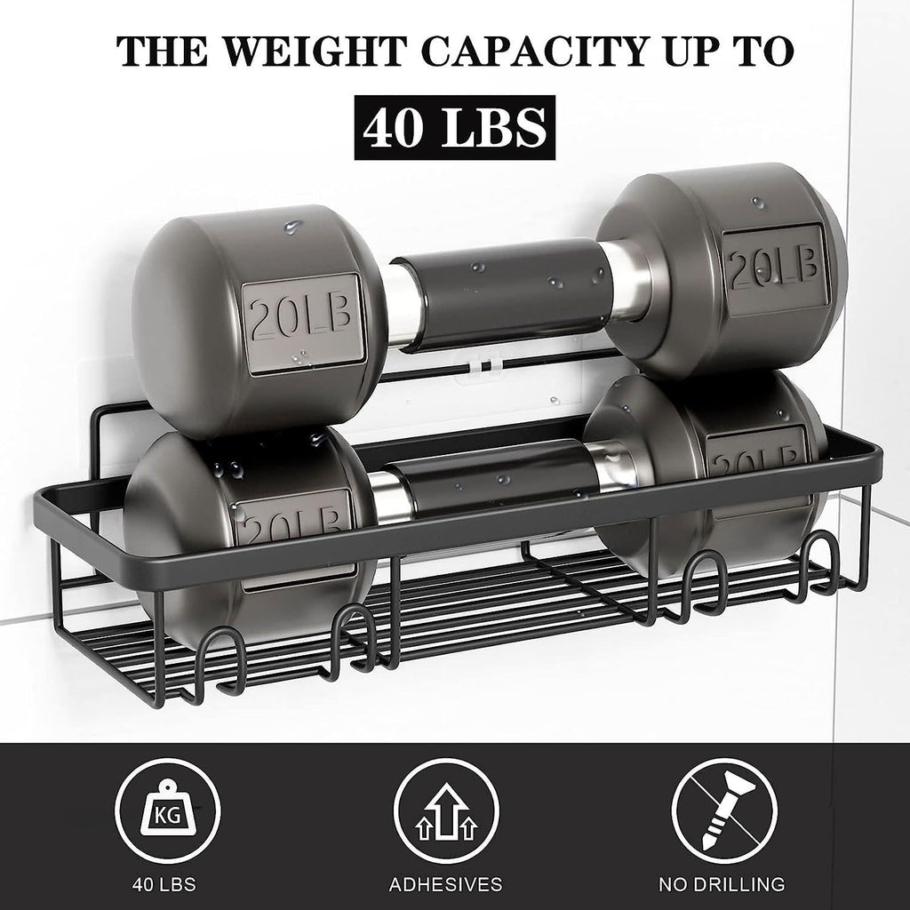 wrought iron bathroom rack No punching toilet Soap rack Body wash storage rack Bathroom rack set