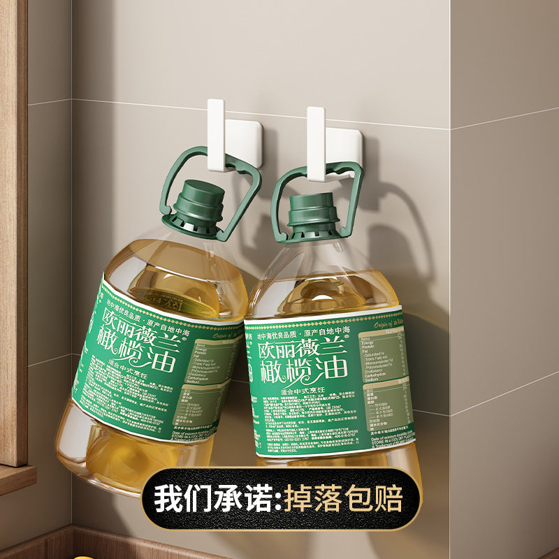 White lid rack wall-mounted non-punching kitchen rack cutting board rack cutting board rack chopping board storage bracket