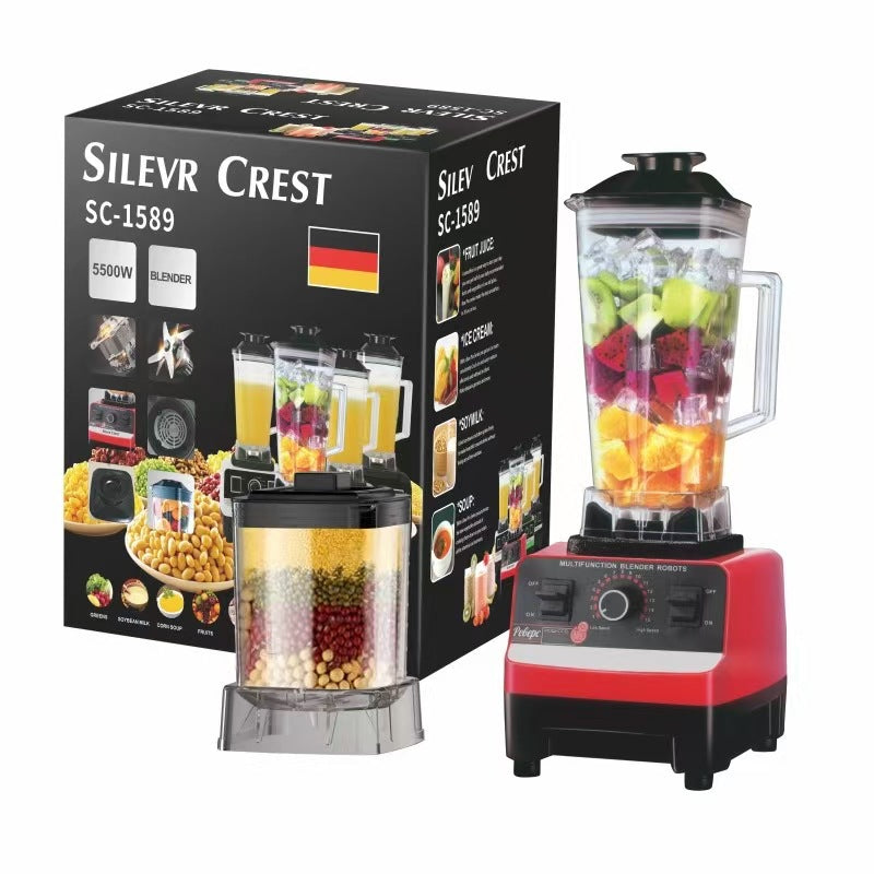 Silvr cres cross-border blender - home multifunctional juicer, food processor, grinder, and mixer - 220v/110v factory direct