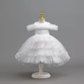 Ready-to-ship new children's formal dress - floral train princess dress for little girls, perfect for piano recitals and performances