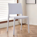 Nordic backrest chair plastic dining chair modern thickened minimalist stackable backrest chair casual restaurant chair wholesale
