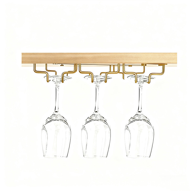 American creative red wine glass rack hanging for home wine cabinet wine glass rack light luxury high-end upside down goblet rack wholesale factory