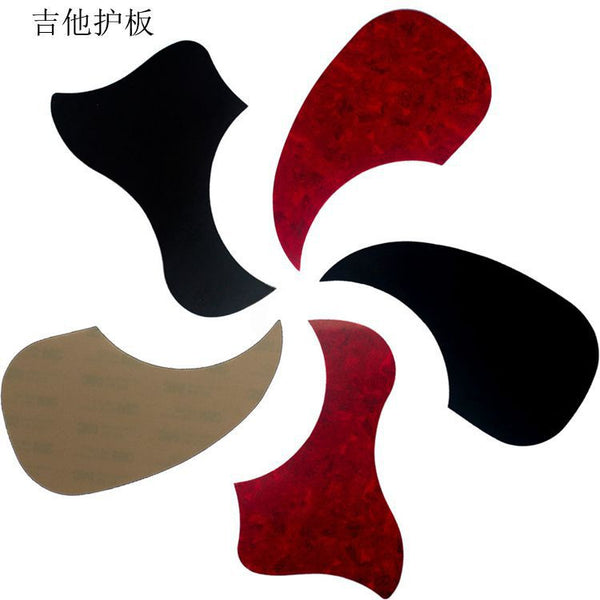 38 inches 40 inches 41 inches, black celluloid red turtle shell water drop bird type scratch-proof transparent guitar guard accessories