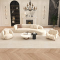 French cream style casual sofa designer cashmere living room lazy sofa chair hotel b&b hotel coffee table