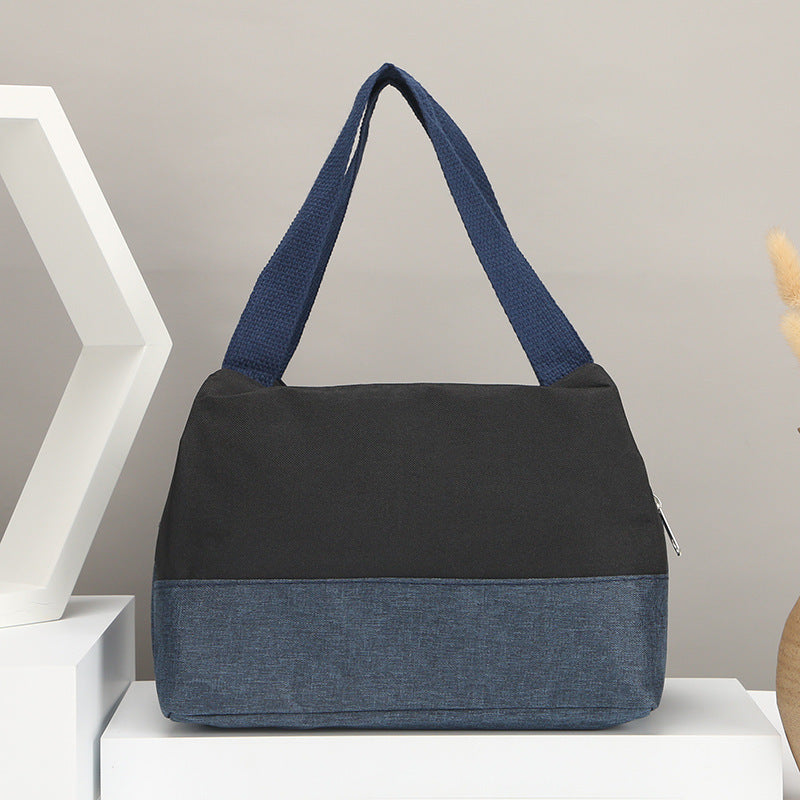 New multi-purpose handbag women's bag canvas bag large capacity bento messenger lunch box bag carrying little mommy