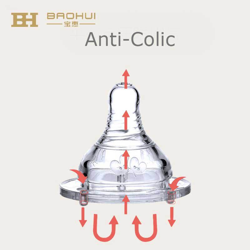Baohui manufacturer 120mlpp standard mouth baby bottle bsci certified export export oem newborn baby bottle