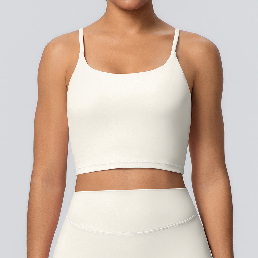 New cloud-feel yoga top women's sports bra tank top - beautiful back, quick-dry vest, outdoor running fitness bra