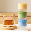 Whiskey round ice ball mold - food grade, home use, ice cube maker, quick-freezing round ice ball tray model - wholesale