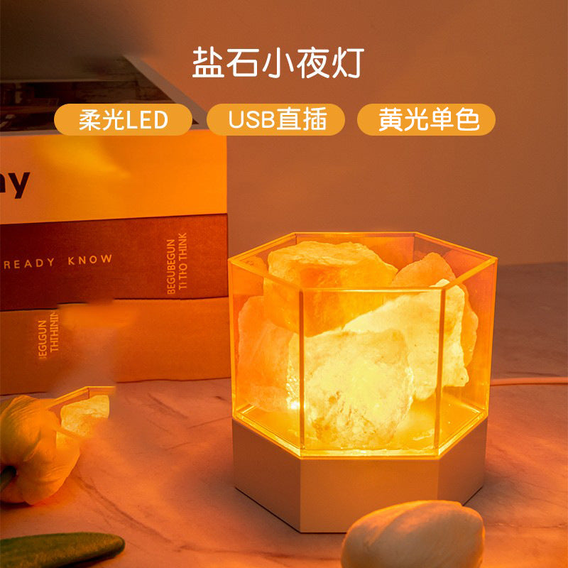popular salt stone mosquito repellent classy sense aromatherapy lamp bedroom bedside birthday romantic atmosphere gift night light