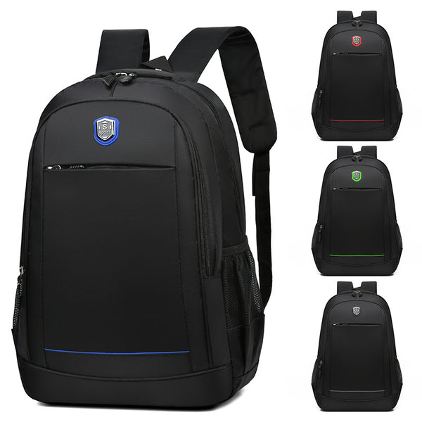 Wholesale new simple casual backpack men's business commuter computer bag large capacity burden reduction outdoor travel backpack