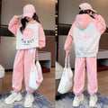 Girls' hoodie - new  autumn collection: stylish and cute hooded top for girls, perfect for spring and autumn. available in sizes for older children