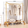 Upgraded cat ear style single pole 130cm accessible luxury gold double side hooks..;