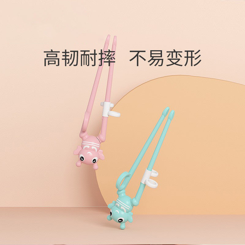 Babibele children's training chopsticks - beginner & intermediate levels - baby learning chopsticks - household chopsticks for boys & girls - eating assistance chopsticks