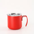 12oz stainless steel coffee mug with handle, double-walled business insulated tumbler, vacuum insulated mug, 304 stainless steel