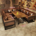 Deep u-shaped sofa set (with table)
