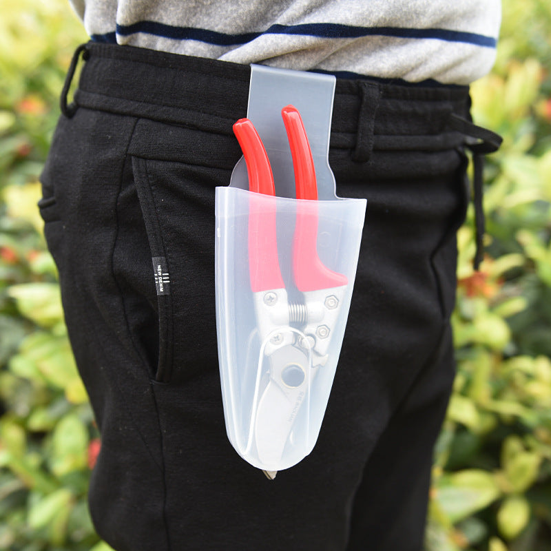 Garden scissors pruning shears neutral waist box portable hanging box transparent plastic 8inch storage box