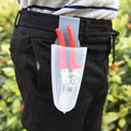 Garden scissors pruning shears neutral waist box portable hanging box transparent plastic 8inch storage box
