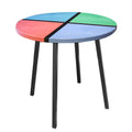 Acrylic side table living room coffee tableaccessible luxury small apartment for home round pp coffee tableclassy sense