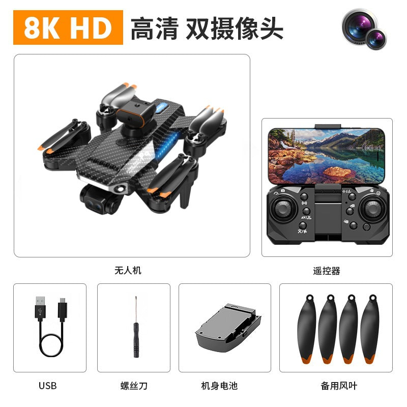 p9 brushless drone with gps return-to-home, long-endurance hd aerial photography, obstacle avoidance, and remote control