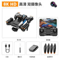 p9 brushless drone with gps return-to-home, long-endurance hd aerial photography, obstacle avoidance, and remote control