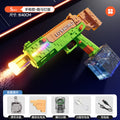 Summer kids' light-up electric automatic water gun - long range, high capacity, outdoor beach water spray toy