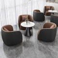 Luxury office sales center negotiation table and chair set, hotel lobby sofa seating area, reception room sofa combination