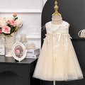 Girls' dress  summer new bow french tank dress princess gown