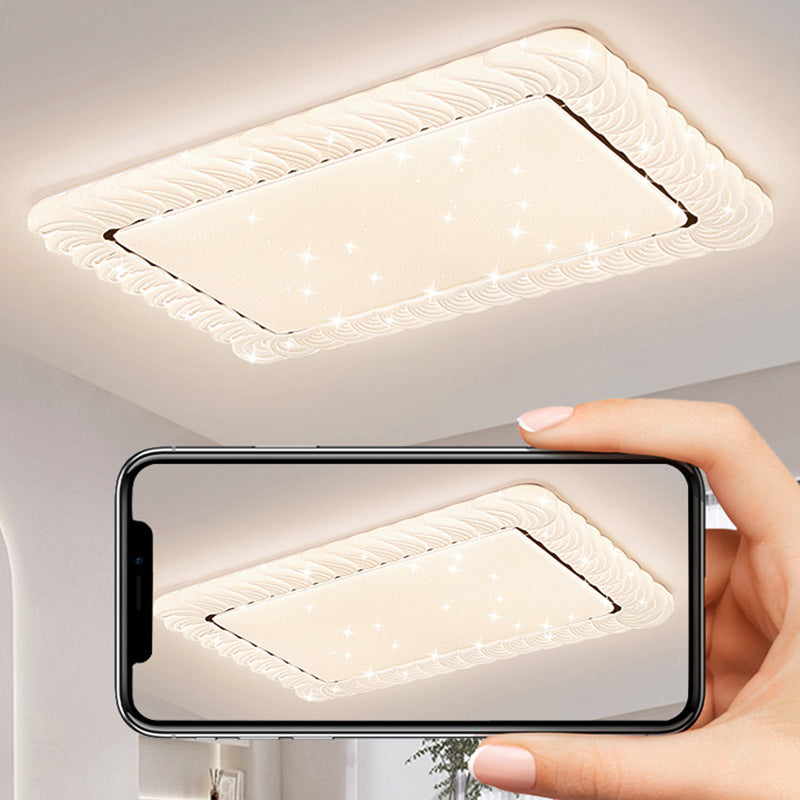 Cream wind bedroom light 2025 new living room ceiling light Internet celebrity LED room full spectrum eye protection Zhongshan lighting