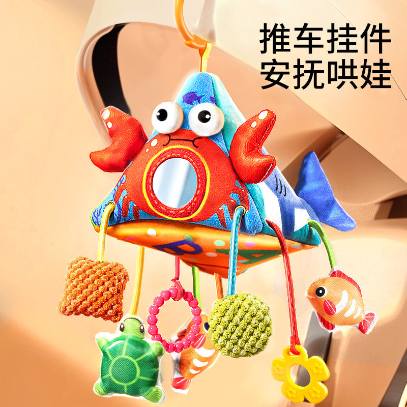 Baby stroller pendant car newborn rattle baby wind chime car soothing bed bell pendant security seat toy