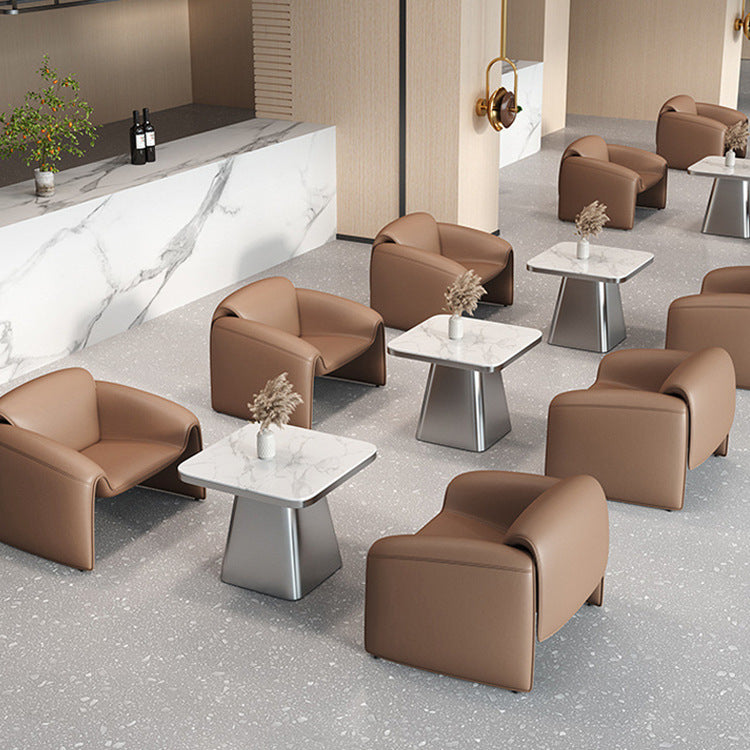 Commercial negotiation table sofa beauty salon rest area office reception single sofa table and chair combination