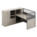 Saint li office desk and chair combination staff slot casual financial screen computer desk partition card slot
