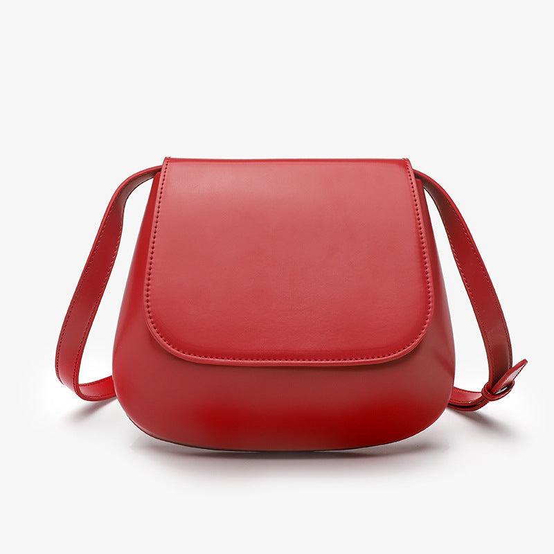 Cross-border new chestnut bag retro Maillard large-capacity shell bag niche design women's messenger bag light luxury