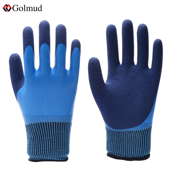 Golmud construction site hand protection thickened wear-resistant breathable porter waterproof gloves GM513