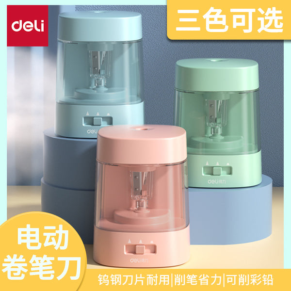 Deli VA3 electric pencil sharpener labor-saving student pencil sharpener stationery wholesale