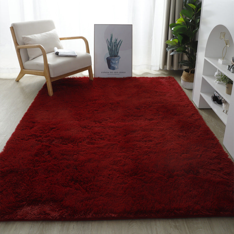 In stock supply thick washable silk stuffed blanket floor mat bedroom living room carpet floor mat bay window mat patchwork carpet