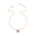 Wish new cross-border e-commerce jewelry full diamond devil's eye necklace fashion gold-plated clavicle chain pendant for women wholesale