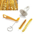 hot-selling whirlwind potato cutter, multi-functional hand-cranked vegetable cutter, potato tower cutter, manual whirlwind potato slicer