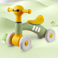 Kids' balance bike - 1-3 years old - four-wheel, footless, toddler training wheels, children's glider bike