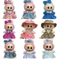 Labubu doll clothes labubu 17cm doll cute dress up one, two, three instead of suitstuffed toys