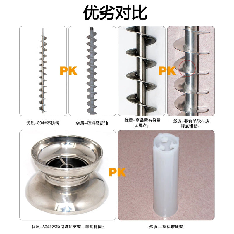 Chocolate fountain machine - commercial grade, buffet restaurant, hotel waterfall machine, 304 stainless steel chocolate & sesame paste sprinkler tower
