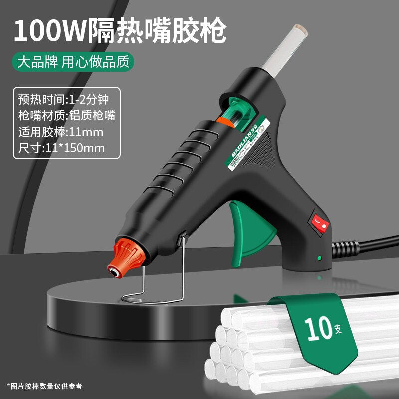 Baojun manual hot melt glue gun handmade hot melt glue gun for home high viscosity strong glue strip hot melt glue stick