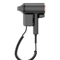 Hotel hair dryer, wall-mounted salon-style high-power hair dryer, punch-free design, home/dorm room high-speed hair dryer