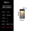 Outdoor solar wall light - modern minimalist style, waterproof, for villa gate, garden exterior, and courtyard lighting