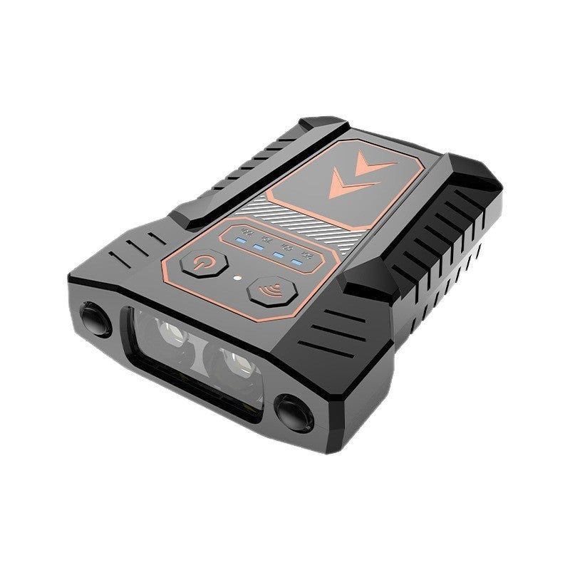 New intelligent induction hat clip light fishing night fishing light brim light ultra-light head-mounted waterproof induction headlight