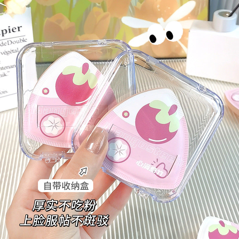 Small fresh fashion air cushion dry powder puff soft waxy marshmallow beauty egg super soft powder bottom liquid traceless air cushion puff