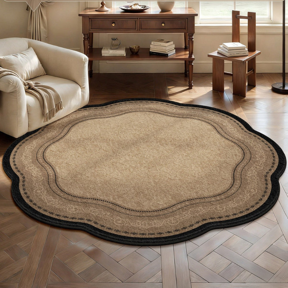 French round carpet  new living room sofa bedroom bedside balcony floor mat non-slip chair computer chair special shape