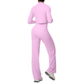 Cloud-feel halter neck one-piece cup sports bra with zipper outerwear yoga set - women's quick-dry running fitness three-piece outfit