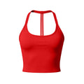 Amazon's new brushed yoga vest v-shaped cut out sports bra for women running exercise fitness vest