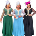 Aliexpress dress african plus size women's clothing cross-border export fashion autumn new elegant halloween costume