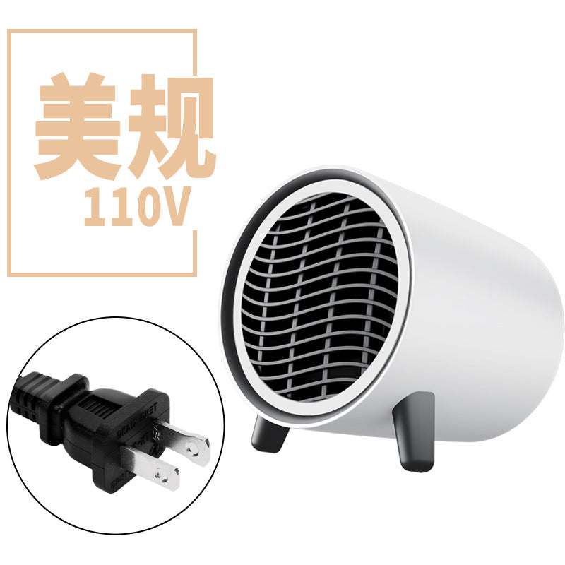 european and american standard heater for home bedroom desktop heater hot air fan small electric heater silent operation